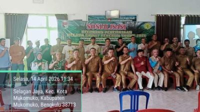 Sosialisasi program PSR sawit rakyat oleh Dinas Pertanian Mukomuko bersama petani dan koperasi