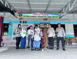 Polresta Bengkulu dan Pelindo Salurkan Kursi Roda untuk SLB