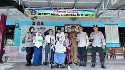 Polresta Bengkulu dan Pelindo Salurkan Kursi Roda untuk SLB
