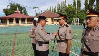Upacara sertijab Polres Bengkulu Utara