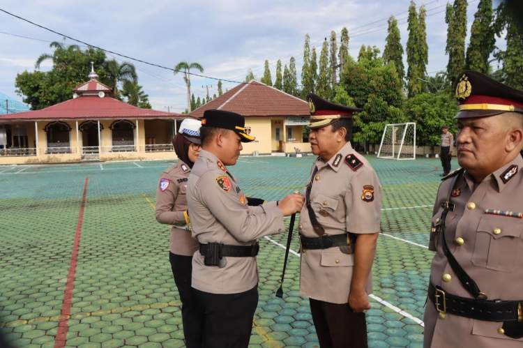 Upacara sertijab Polres Bengkulu Utara