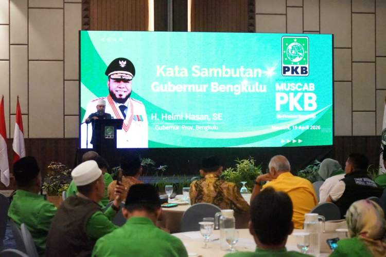 Gubernur Bengkulu Helmi Hasan menghadiri Muscab PKB di Hotel Mercure Bengkulu bersama jajaran pengurus partai