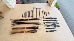 Jejak KKB Diburu, Senjata Tradisional Disita di Yahukimo