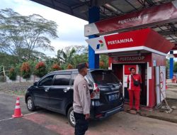 Antisipasi Panic Buying, Polisi Siaga di Seluruh SPBU