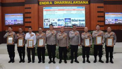 Kapolda Bengkulu memimpin gelar operasional dan memberikan arahan kepada jajaran Polres