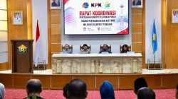 Rapat koordinasi ATR/BPN bersama KPK dan pemerintah daerah Sulawesi Tenggara di Kantor Gubernur Sultra.