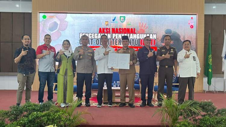 Sekda Bengkulu membuka aksi nasional pencegahan penyalahgunaan obat di Universitas Muhammadiyah Bengkulu