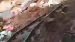 Jalur Molek di Lebong Tandai ambrol akibat longsor.
